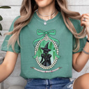  Change For The Good Comfort Colors, Green Witch, Pink Witch, Trendy Printed Tee, Pink And Green Graphic Tee