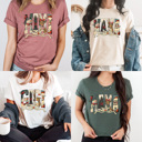 XL Forest Green Vintage Christmas Character Mama Graphic Tee, Mimi Holiday Tee, Vintage Holiday Nana Shirt, Gigi Christmas Shirt