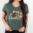  Vintage Christmas Character Mama Graphic Tee, Mimi Holiday Tee, Vintage Holiday Nana Shirt, Gigi Christmas Shirt