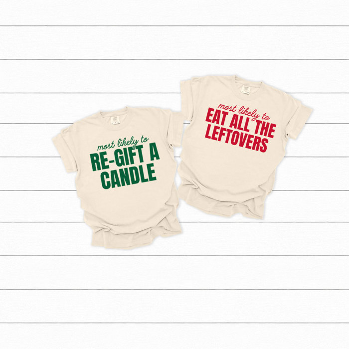 Most Likely To Christmas Comfort Colors Tee, Funny Holiday Tee, Christmas Day Matching Shirts