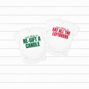 Small White Most Likely To Christmas Comfort Colors Tee, Funny Holiday Tee, Christmas Day Matching Shirts