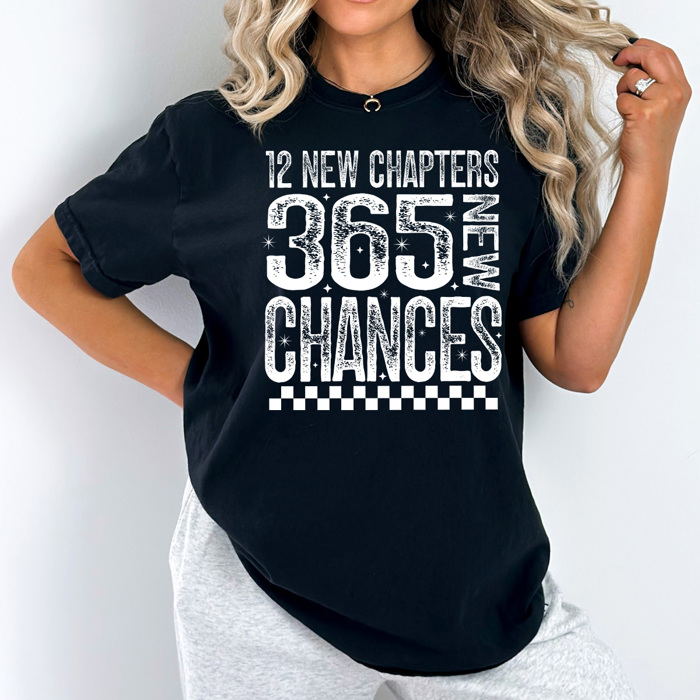 Happy New Year Comfort Colors Tee, New Year Crew Shirt, Hello 2026 Graphic Tee