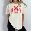 XXL Ivory Howdy Valentine Comfort Colors Tee, Bow Lover Graphic Tee, Western Love Shirt 