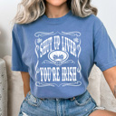Large Blue Jean Shut Up Liver You're Irish Comfort Colors Tee, St. Patrick's Day Graphic Tee, Irish Beer Shirt 