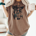  Western Cowgirl Comfort Colors Tee, Country Cowgirl Graphic Tee