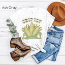 Small Ash Gray Crop Top Funny Fall Graphic Tee, Funny Shirt, Sarcastic Shirt, Crop Top, Comfortable Shirt