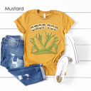 Small Mustard Crop Top Funny Fall Graphic Tee, Comfort Colors, Sarcastic Shirt, Crop Top, Comfortable Shirt