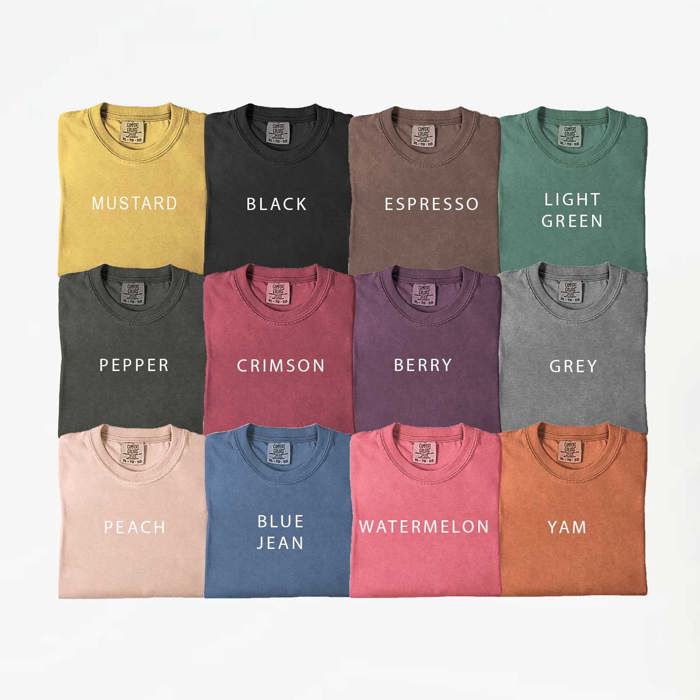 US States Varsity Font Comfort Colors Tee, America States Shirt, Home State Tee