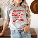 Diet Coke Favorites Graphic Tee, I Need Diet Coke Printed Shirt, Diet Coke Is My Love Language Tee