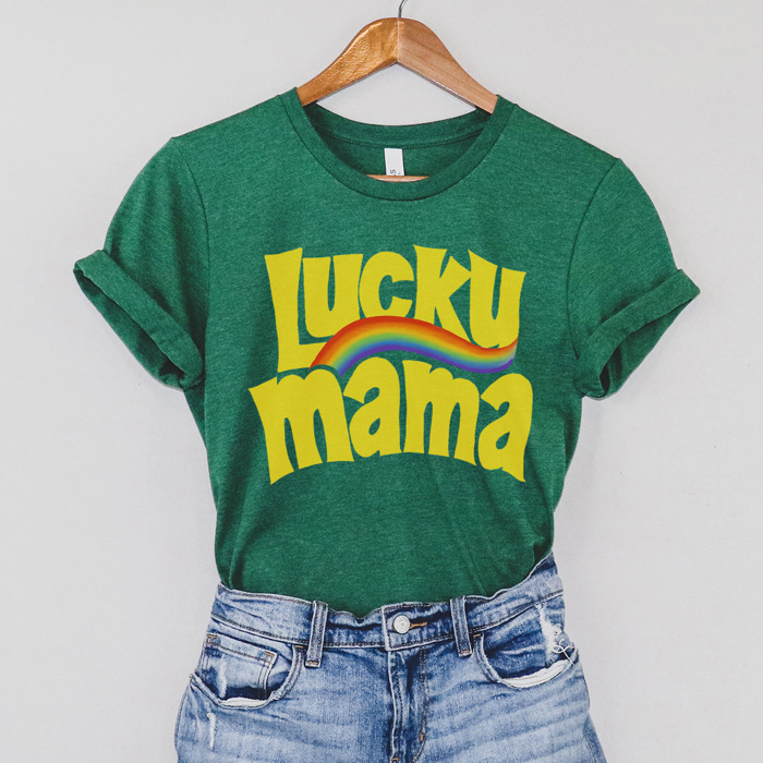 Lucky Mama Graphic Tee, Lucky Charms Shirt, Lucky Graphic Tee, St. Patrick's Day Shirt, Saint Patrick Shirt