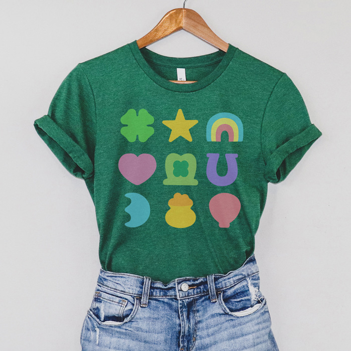 Marshmallow Charms Graphic Tee, Lucky Charms Shirt, Lucky Graphic Tee, St. Patrick's Day Shirt, Saint Patrick Shirt