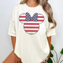  Patriotic Theme Park Graphic Tee, 4th of July Shirt, Fourth of July Tee, Theme Park Shirt, Boy Mouse Shirt, Family Vacation Tee