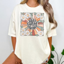 Large Ivory Here Comes The Sun Graphic Tee, Distressed Shirt, Vintage Shirt, Cute Graphic Tee, Sunshine Shirt, Comfort Colors, Beatles Shirt