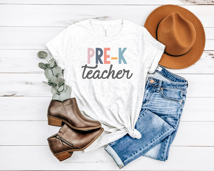 Modern Teacher Graphic Tee, Cute Teacher Shirt, Teacher Grade Shirt, Back to School Shirt, Teacher Appreciation Gift, Hello Teacher Shirt