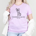 Large Lilac Cinderella & Co Graphic Tee, Princess Shirt, Theme Park Princess, Theme Park Graphic Tee