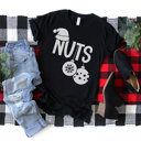  Funny Christmas Couple Graphic Tee, Chest Nuts Graphic Tee, His and Hers Christmas, Christmas Graphic Tee, Unisex Graphic Tee