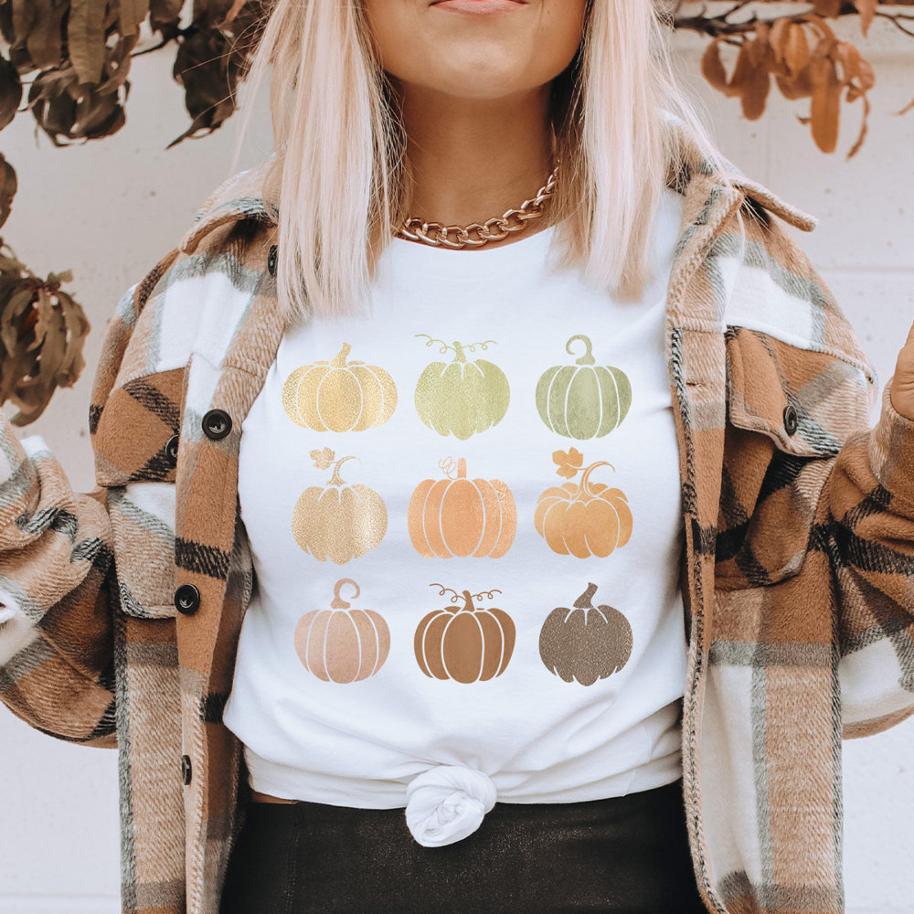 Fall Pumpkin Graphic Tee, Watercolor Pumpkins, Glitter Pumpkin, Pumpkin Shirt, Fall Graphic Tee, Thanksgiving Graphic Tee