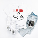  His And Hers Theme Park Shirts, Matching Mouse Shirts, Matching Graphic Tees, Theme Park Tee, Anniversary Tee, Newlywed Shirt, Bella Canvas, Unisex Tee