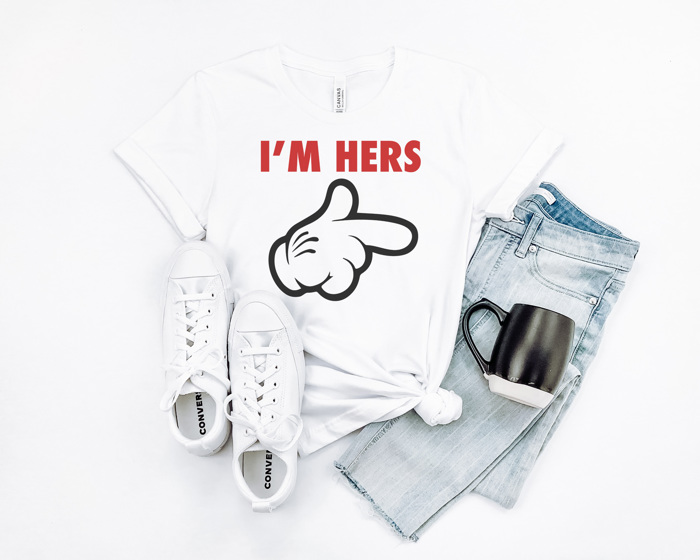 His And Hers Theme Park Shirts, Matching Mouse Shirts, Matching Graphic Tees, Theme Park Tee, Anniversary Tee, Newlywed Shirt, Bella Canvas, Unisex Tee