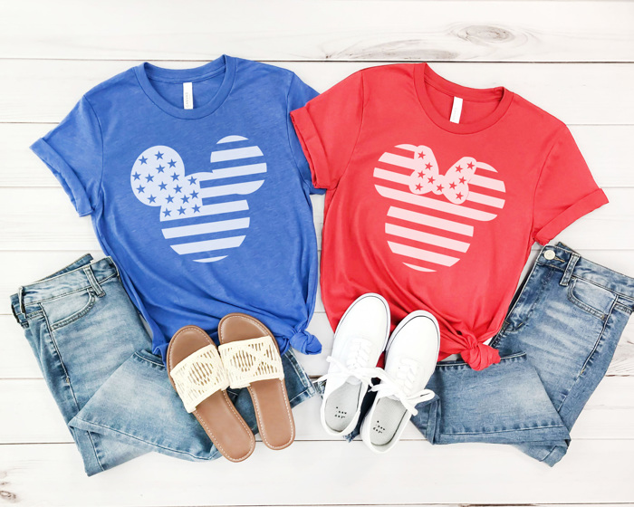 Patriotic Mouse Graphic Tee, 4th of July Shirt, Fourth of July Tee, Theme Park Shirt, Boy Mouse Shirt, Family Vacation Tee