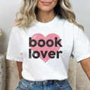 Large White Book Lover Graphic Tee, Love Books Shirt, Cute Book Shirt, Bookaholic, Don't Bother Me I'm Reading, Gift for Reader