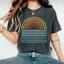 XL Pepper Sunset Water Graphic Tee, Vacation Tee, Summer Graphic Tee, Ocean Shirt, Lake Day Tee