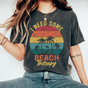 XL Pepper Beach Therapy Graphic Tee, Beach Tshirt, Vacation Shirt, Summer Tee