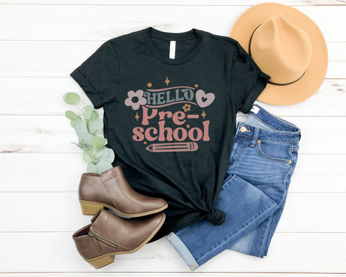Hello Grades Cute Graphic Tee, Back to School Shirt, Teacher Graphic Tee, First Day of School Shirt