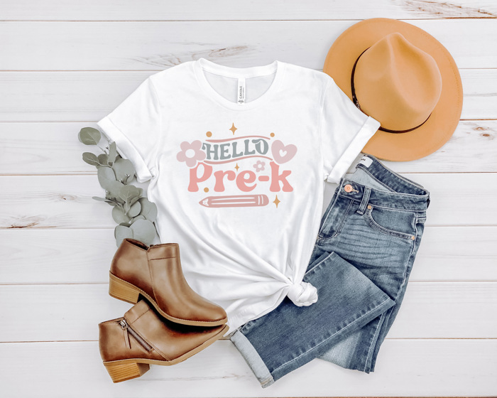 Hello Grades Cute Graphic Tee, Back to School Shirt, Teacher Graphic Tee, First Day of School Shirt