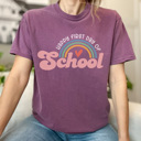 XXL Berry Happy First Day of School Graphic Tee, Cute Teacher Shirt, Back to School Tee, Teacher Tee