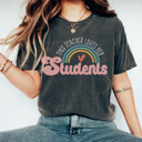 XXL Pepper Loves Her Students Graphic Tee, Cute Teacher Shirt, Back to School Tee, Teacher Tee