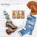  Fall Holiday Gnomes Graphic Tee, Gnomes Shirt, Cute Fall Shirt, Thanksgiving Tee