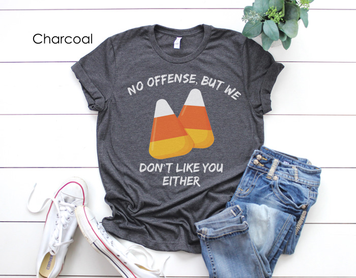 Funny Candy Corn Graphic Tee, Funny Halloween Shirt, Sarcastic Tee, Unisex Tee