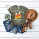 XXL Olive Funny Candy Corn Graphic Tee, Funny Halloween Shirt, Sarcastic Tee, Unisex Tee