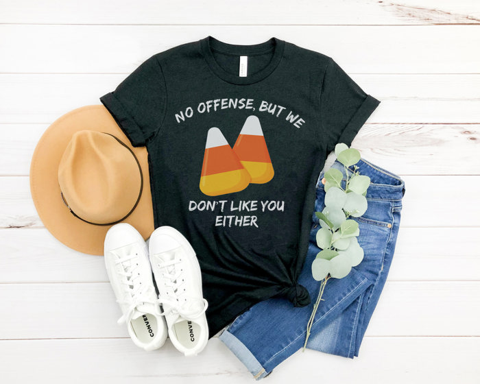 Funny Candy Corn Graphic Tee, Funny Halloween Shirt, Sarcastic Tee, Unisex Tee