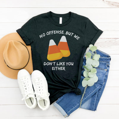Funny Candy Corn Graphic Tee, Funny Halloween Shirt, Sarcastic Tee, Unisex Tee