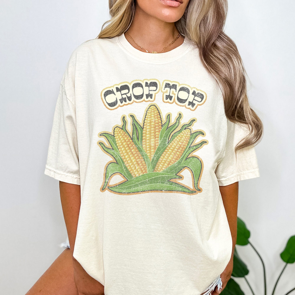 Crop Top Funny Fall Graphic Tee, Comfort Colors, Sarcastic Shirt, Crop Top, Comfortable Shirt