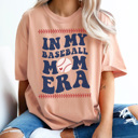  Baseball Mom Era, Baseball Graphic Tee, Cute Baseball Mom, Baseball Team Mom, Baseball Shirt, Gift for Mom, Comfort Colors