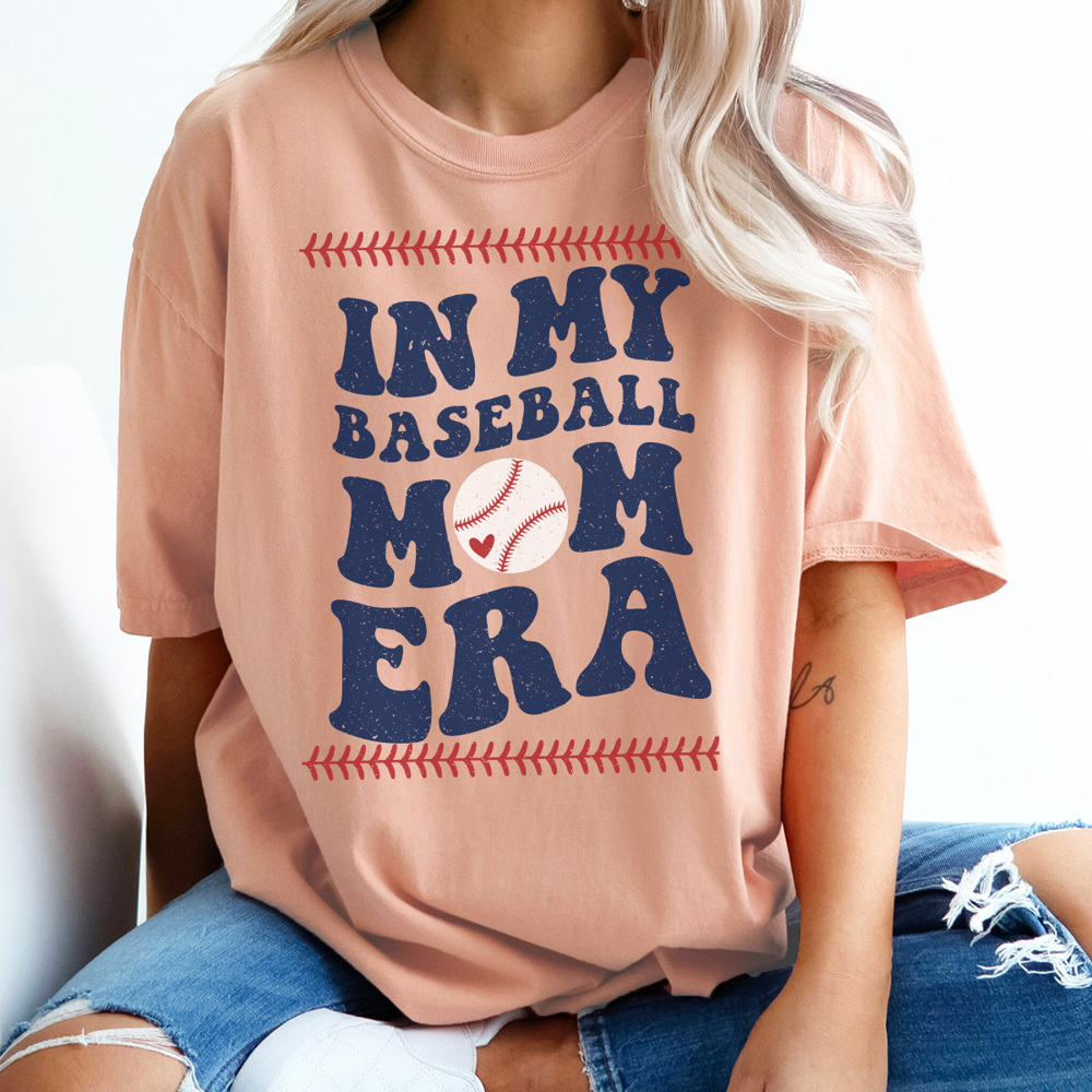 Baseball Mom Era, Baseball Graphic Tee, Cute Baseball Mom, Baseball Team Mom, Baseball Shirt, Gift for Mom, Comfort Colors