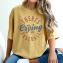  No Crying In Baseball Graphic Tee, Vintage Baseball Shirt, Baseball Mom Shirt, Game Day Tee