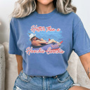 XXL Blue Jean Hoochie Coochie Graphic Tee, Summer Graphic Tee, Country Music Tee, Lake Day Shirt