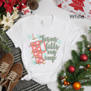 Large White Jesus Fills My Cup Graphic Tee, Favorite Tumbler Shirt, Stanley Shirt, Christmas Stanley, Cute Christmas Shirt, Trendy Christmas Shirt