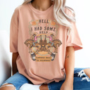 XXL Peachy I Had Some Help Graphic Tee, Country Music Tee, Teamwork Makes the Dreamwork, Summer Tee, Concert Shirt