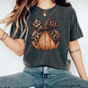 Small Pepper Trendy Coquette Pumpkin Bow Graphic Tee