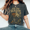 Large Pepper Tis The Season Halloween Graphic Tee, Halloween Shirt, Fall Graphic Tee, Cute Halloween Shirt, Spooky Shirt, Comfort Colors