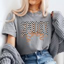  Spooky Checkered Graphic Tee, Cute Halloween Shirt, Spooky Season Shirt, Comfort Colors