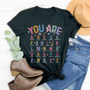 XXL Black You Are Teacher Graphic Tee, Positivity Shirt, Cute Teacher Shirt, Back to School Shirt, Teacher Appreciation