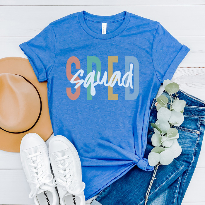 Sped Squad Graphic Tee, Teacher Graphic Tee, Special Education Shirt, Teacher Graphic Tee