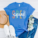 XXL Royal Blue Sped Squad Graphic Tee, Teacher Graphic Tee, Special Education Shirt, Teacher Graphic Tee