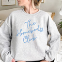 Large Athletic Heather The Homebody Club Sweatshirt, Trendy Sweatshirt, Cute Sweatshirt, Homebody, Introvert, Mom Sweatshirt